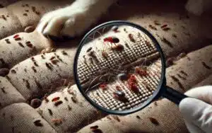 foto pulci su divano come fare