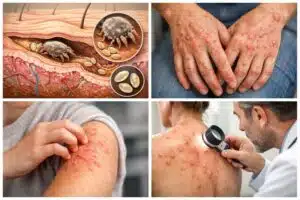 immagine scabbia acaro