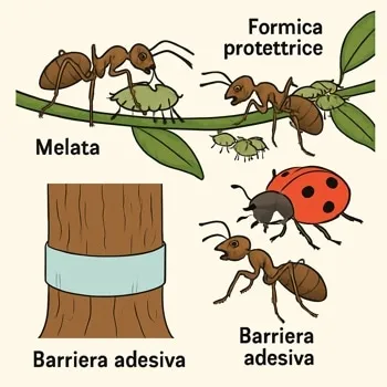 infografica degli afidi del limone